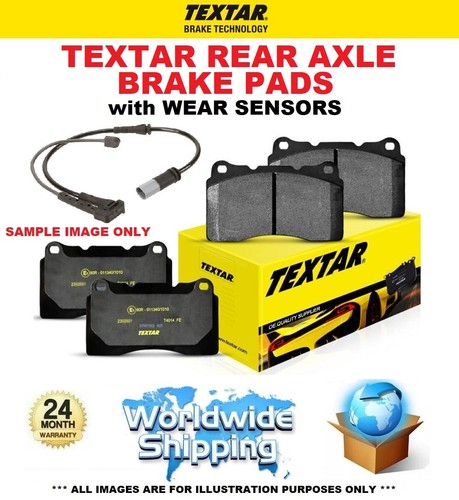 Textar rear brake pads wear - rear,