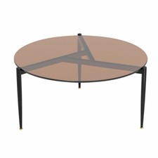 Large Modern Round Glass