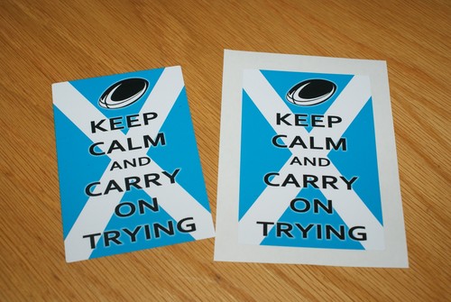 Keep calm and - carry, on