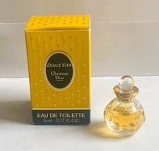 Christian Dior Dolce Vita EdT Miniature 5ml | Vintage Perfume 80% full Boxed