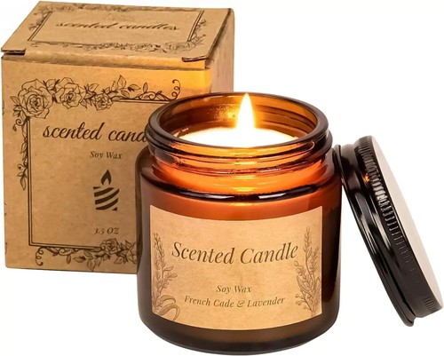 Scented candle glass - in,