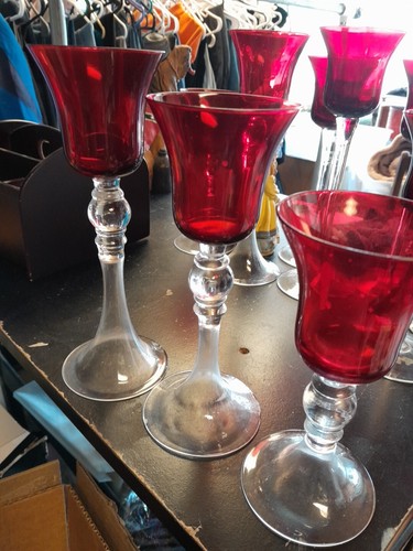 Ruby red tulip - ruby, shaped