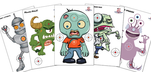 Paper shooting targets - paper,