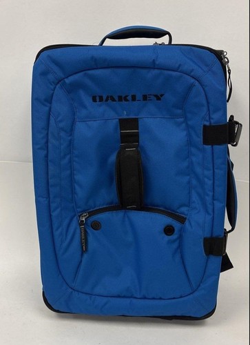 Oakley blue trolly suitcase - oakley, w/