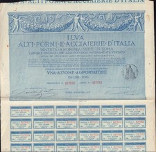 ITALY : ILVA Hauts Fourneaux