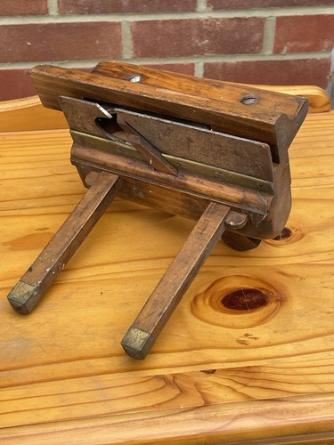 Antique brass mounted steel