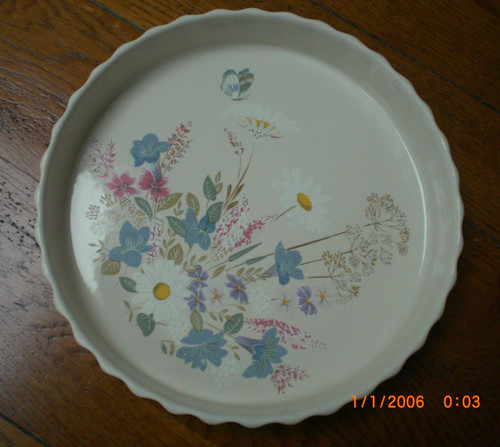 Poole pottery springtime flan - poole,