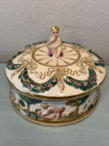 Capodimonte porcelain cherubs - capodimonte,