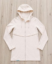 Lululemon White Zip Up Hoodie
