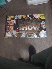 The Mega Magic Show 415 Tricks DVD Games Card Kids Toys 
