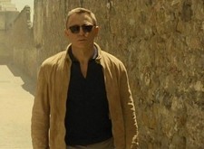 Men's James Bond Spectre Morocco Suede Jacket Daniel Craig Leather Blouson Style