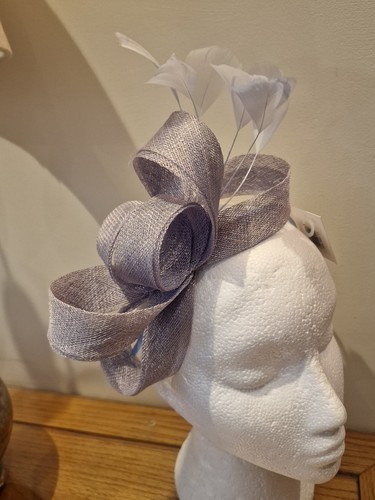Fascinator 006 silver - 006., grey