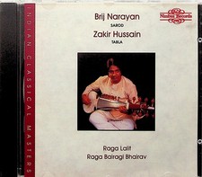 Brij Narayan, Zakir Hussain -Raga Lalit -Indian Classical CD 1990 (Sarod/Tabla) 
