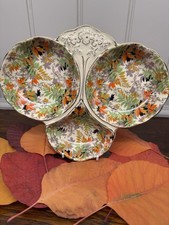 A Vintage James Kent ‘Lichfield’ 3 Bowl Sweetmeat   Triangle Dish