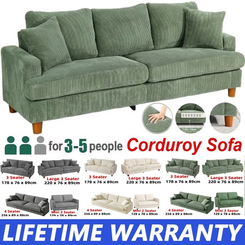 Seater corduroy sofa jumbo - sofa,