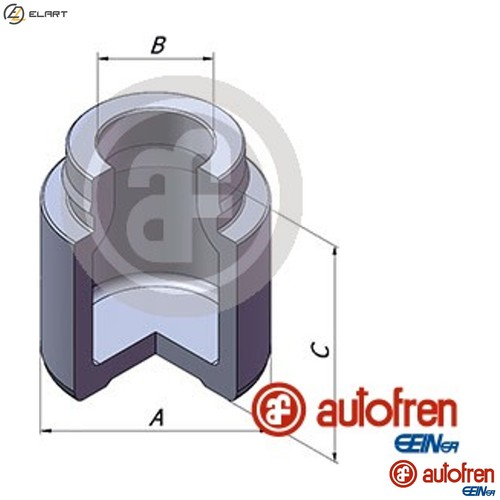 Piston brake caliper d025392 - piston,