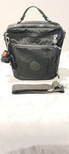 Kipling Used Medium Black Crossbody Bag. With Signature Keyring