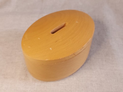 Handmade vintage wooden oval - vintage,