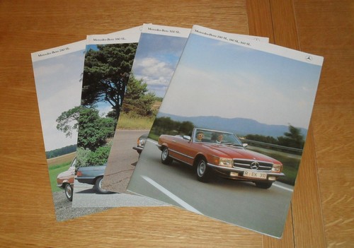 Mercedes benz r107 brochure - mercedes,