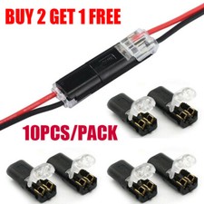 10PCS 2Pin Cable Wire Connectors Plug Sealed 12V For Electrical Car Waterproof *