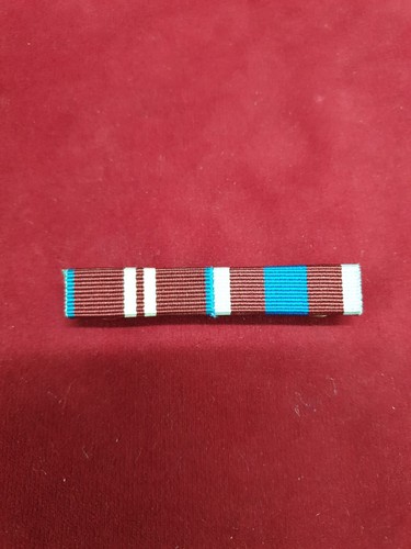 Ribbon bar clutch and - pin, made