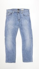 Lee Men's Blue Straight Fit