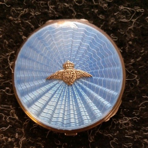 Sterling silver blue enamel - blue,