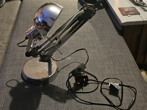 Chrome plated metal - metal, table