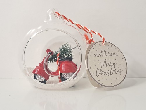 Scooter open bauble decor - scooter,