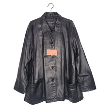 Milan Leather Jacket Oversized