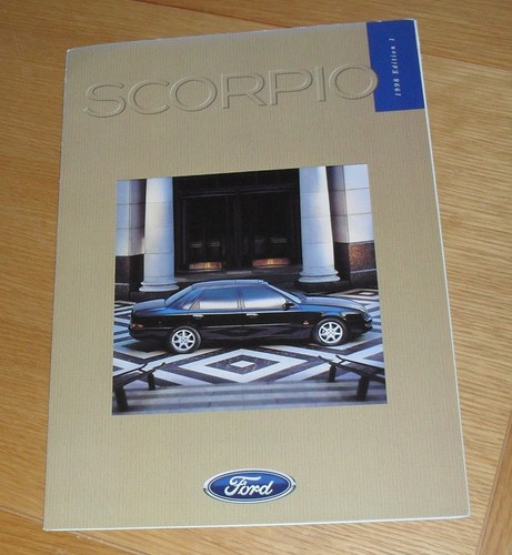 Ford scorpio brochure 1998 - ford,