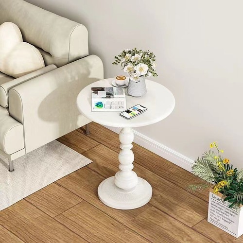 Metal round side table - round,