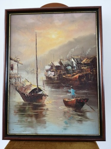 Sampans hong kong - sampans, harbour