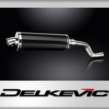 Yamaha XT500 TT500 1977-1989 350mm Oval Carbon Exhaust Silencer Can Kit