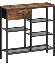 HOOBRO Console Table, 5-Tier