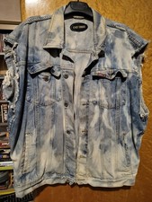 Denim Vest Sleevless Jacket