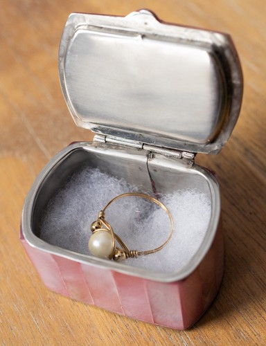 Handcrafted wire wrapped - handcrafted, pearl