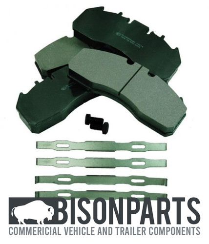 Brake pad set - pad, fitting