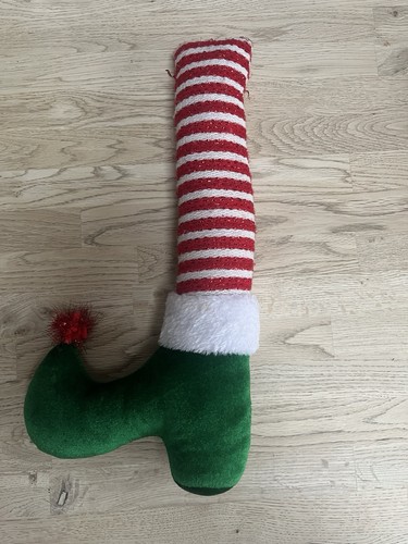 Elf leg plush red - elf, white