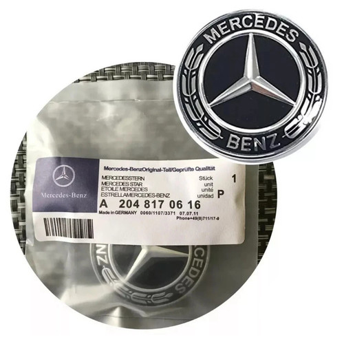 Mercedes benz black wreath - black,