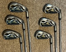 COBRA  S2 SET OF STEEL IRONS 5 - PW (6 IRONS]  Nippon REGULAR FLEX R/H Lamkin 