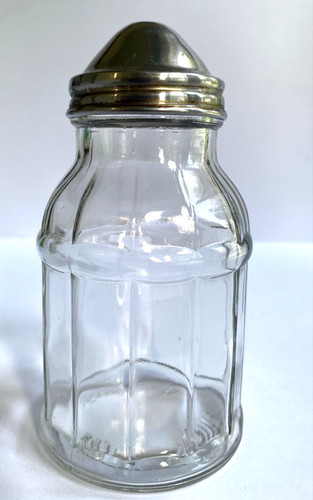 Vintage sugar pourer clear - pourer,