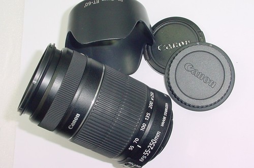 Canon 250mm 6 ii is - 55-250mm,