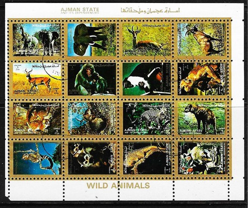 Ajman 1973 wild - ajman, 1973: