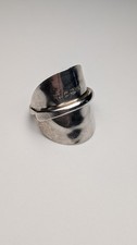Vintage Sterling Silver Spoon Ring | Size K | 925 Silver 
