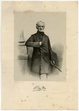 Antique Print-B. J. VAN