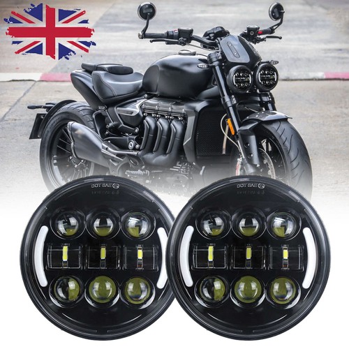 2pcs led headlights drl - led,