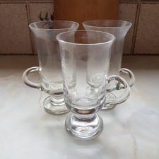 3 Irish coffee glasses
