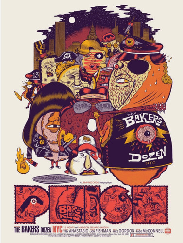 Phish poster bakers dozen msg - poster,