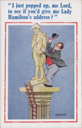 Comic postcard lord nelson - comic,